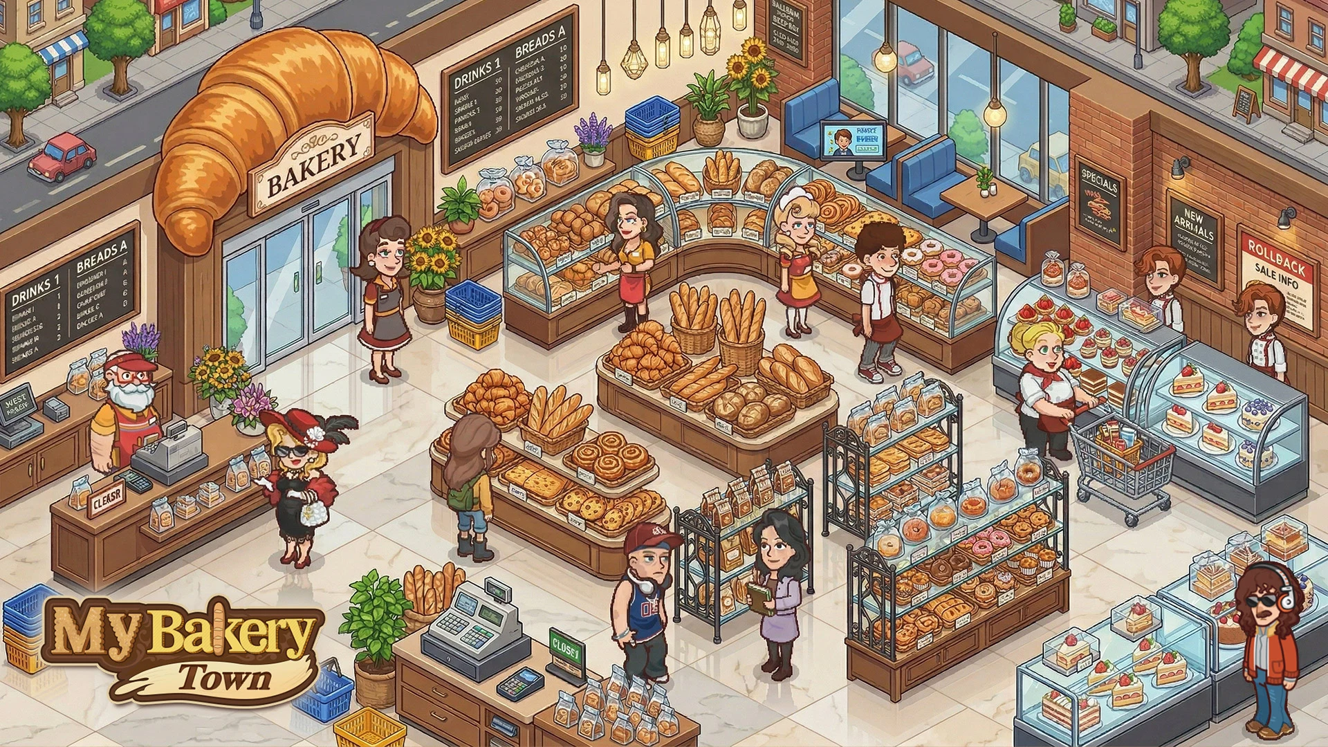 My Bakery Town:Decorate &Grow screenshot